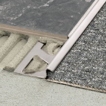 Schluter RENO-ATK Carpet To Tile Milled Aluminium 2.5m Length